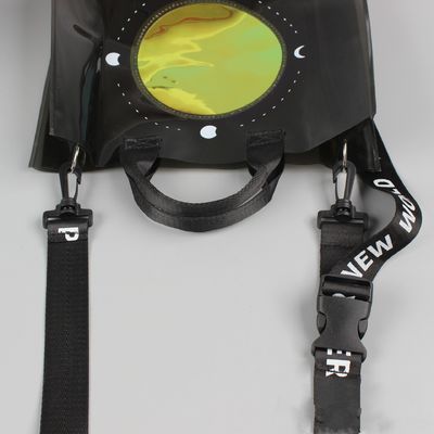 Bolsa de PVC de cor personalizada para necessidades de compras modernas e claras