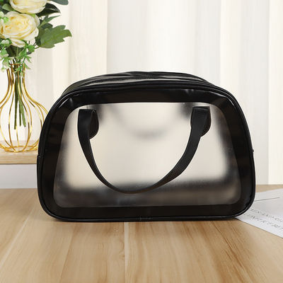 O mais recente logotipo personalizado de moda impresso a laser PVC bolsa cosmética holográfica com fecho.