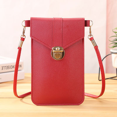 Vida Diária Pequeno Saco de Telefone Crossbody com Logotipo Personalizado e Faixa de Pescoço