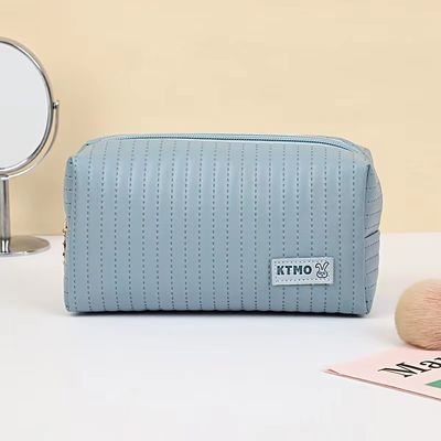 Saco de maquiagem de couro personalizado para produtos de higiene e cosméticos