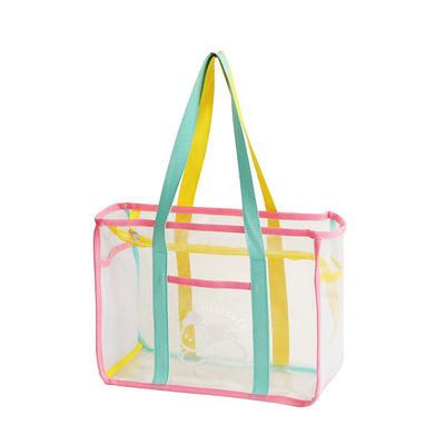 Saco transparente de PVC para compras Saco de compras de praia para mulheres