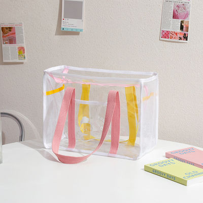 Saco transparente de PVC para compras Saco de compras de praia para mulheres