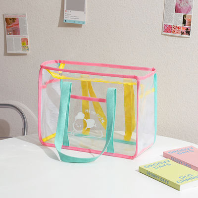 Saco transparente de PVC para compras Saco de compras de praia para mulheres