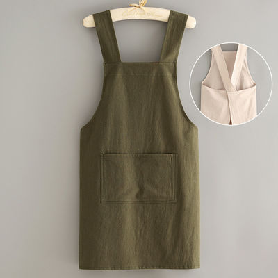 Customize Kitchen Cotton Linen Apron com Logotipo Apron para Casa Apron para Trabalho Bar Bib Canvas Apron