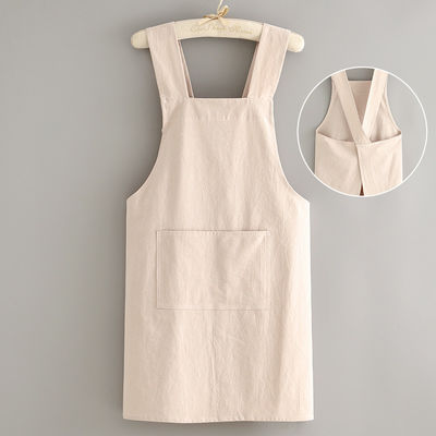 Customize Kitchen Cotton Linen Apron com Logotipo Apron para Casa Apron para Trabalho Bar Bib Canvas Apron