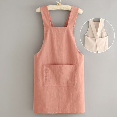 Customize Kitchen Cotton Linen Apron com Logotipo Apron para Casa Apron para Trabalho Bar Bib Canvas Apron