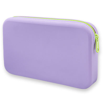 Saco de armazenamento de produção digital com logotipo Saco cosmético à prova d'água escova de maquiagem de silicone
