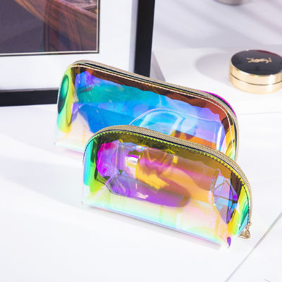 Logotipo personalizado de saco cosmético TPU a laser impresso para armazenamento portátil por Chic Ritzy