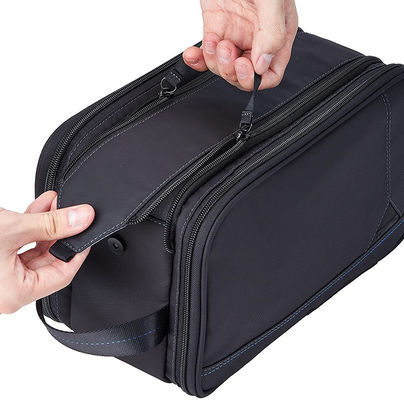 Amostra de grande capacidade de separação húmida e seca Saco de higiene impermeável de poliéster Saco de armazenamento para homens com logotipo personalizado