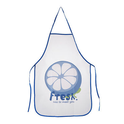 LOGO personalizado Avental de cozinha impresso com cor personalizada e tecido impermeável PE