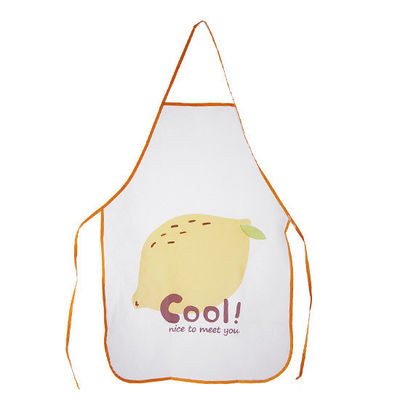 LOGO personalizado Avental de cozinha impresso com cor personalizada e tecido impermeável PE