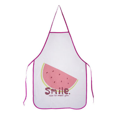 LOGO personalizado Avental de cozinha impresso com cor personalizada e tecido impermeável PE
