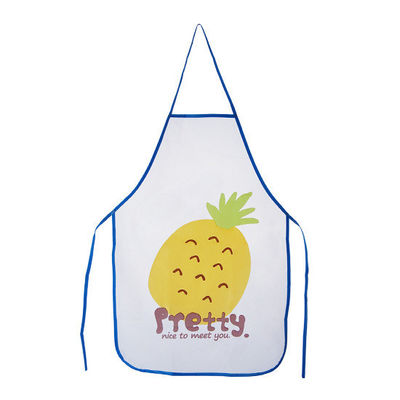 LOGO personalizado Avental de cozinha impresso com cor personalizada e tecido impermeável PE