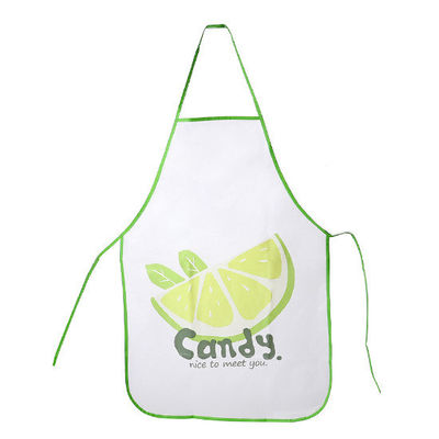LOGO personalizado Avental de cozinha impresso com cor personalizada e tecido impermeável PE