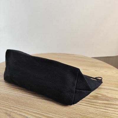 OEM/ODM aceito Logotipo personalizado Impresso em tela Bolsa de maquiagem com fecho para armazenamento de lápis e moedas