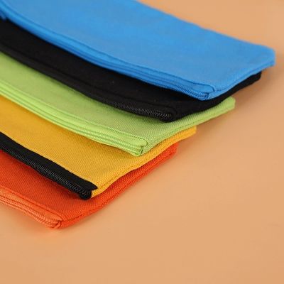 Saco de lápis de lona de impressão de logotipo personalizado para requisitos do cliente