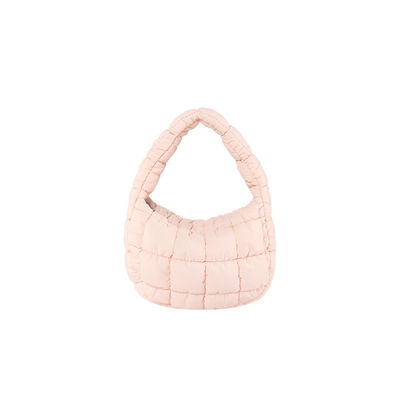 Bolsa de mão de cor personalizada 2024 Tendência Bolsa de algodão de padrão de rede para mulheres da moda
