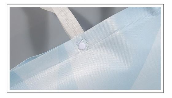 Embalagem de coloração personalizada PVC e saco não tecido para cobertor com decoração personalizada
