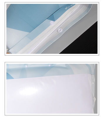 Embalagem de coloração personalizada PVC e saco não tecido para cobertor com decoração personalizada