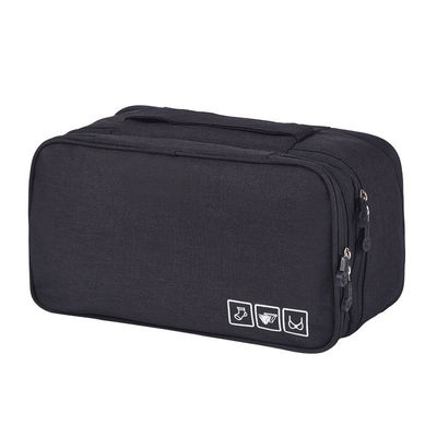 Saco de armazenamento de viagem impresso com logotipo personalizado para armazenamento de maquiagem elegante e organizado