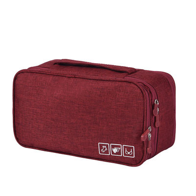 Saco de armazenamento de viagem impresso com logotipo personalizado para armazenamento de maquiagem elegante e organizado