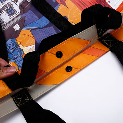 Bolsas de compras personalizadas de tecido não tecido reutilizável para o mais novo estilo de moda