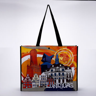 Bolsas de compras personalizadas de tecido não tecido reutilizável para o mais novo estilo de moda