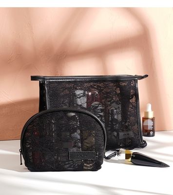 Saco de lavagem de viagem leve Saco de maquiagem cosmética com logotipo personalizado impresso