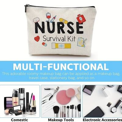 Logotipo personalizado Saco de Armazenamento Impresso Toiletry Travel Makeup Saco Reutilizável Canvas Jute algodão Saco Cosmético