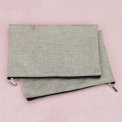 Logotipo personalizado Saco de Armazenamento Impresso Toiletry Travel Makeup Saco Reutilizável Canvas Jute algodão Saco Cosmético