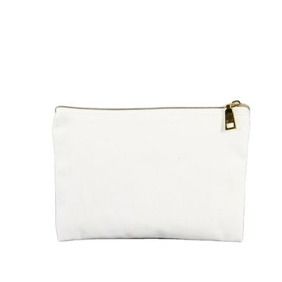 Logotipo personalizado bolso de lápis de lona organizador perfeito para roupas de banho e maquiagem de viagem