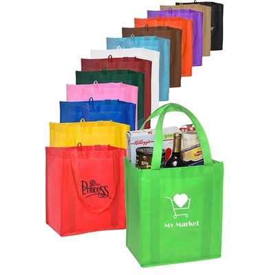 Novos estilos de moda fabricantes de bolsas de alimentação de tecidos não tecidos impressos sob medida