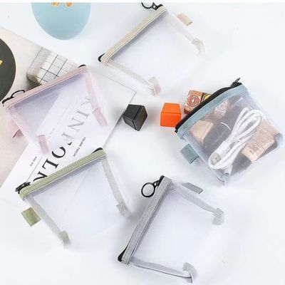 Saco de lavagem de malha portátil de cor personalizada aceitável para armazenamento de logotipo reciclado