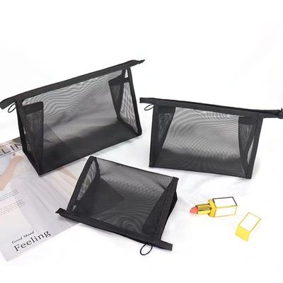 Saco de lavagem de malha portátil de cor personalizada aceitável para armazenamento de logotipo reciclado