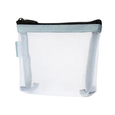 Saco de lavagem de malha portátil de cor personalizada aceitável para armazenamento de logotipo reciclado