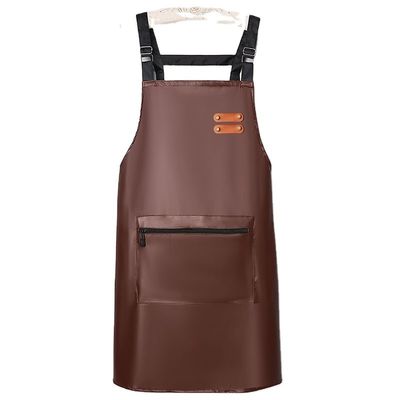 Avental de couro de moda personalizado para churrasco e apoio de ferramentas de trabalho 7 dias Encomenda de amostra