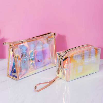 TPU Transparente Saco Cosmético Logotipo Personalizado Bolsa Cosmética de Multifunção de Beleza a Laser