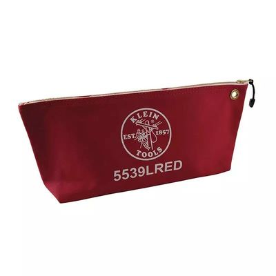 16 onças. ferramenta de lona bolsa multiuso Tote Saco com fecho de metal e material RPET