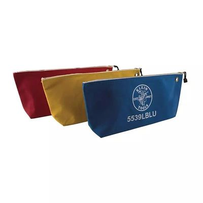 16 onças. ferramenta de lona bolsa multiuso Tote Saco com fecho de metal e material RPET