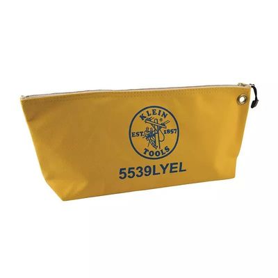 16 onças. ferramenta de lona bolsa multiuso Tote Saco com fecho de metal e material RPET