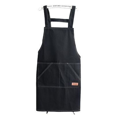 Apron de trabalho Tecido Denim Resistente ao óleo Engrossado Impressão de tela de seda impermeável