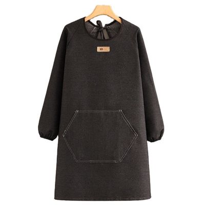 Apron de trabalho Tecido Denim Resistente ao óleo Engrossado Impressão de tela de seda impermeável