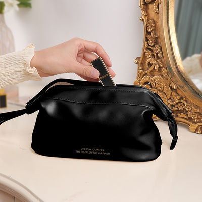 Melhor saco cosmético de PU logotipo personalizado maquiagem pouch para mulheres