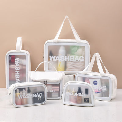Bolsa de maquiagem de beleza personalizada com logotipo impresso e bolsa cosmética de viagem