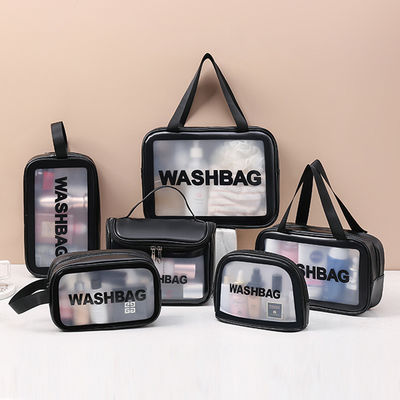 Bolsa de maquiagem de beleza personalizada com logotipo impresso e bolsa cosmética de viagem