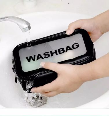 Bolsa de maquiagem de beleza personalizada com logotipo impresso e bolsa cosmética de viagem