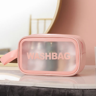 Bolsa de maquiagem de beleza personalizada com logotipo impresso e bolsa cosmética de viagem