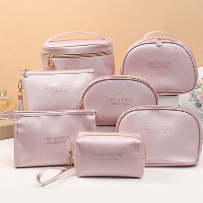 Saco de maquiagem personalizado mais recente estilo da moda impermeável PU Saco cosmético de viagem portátil