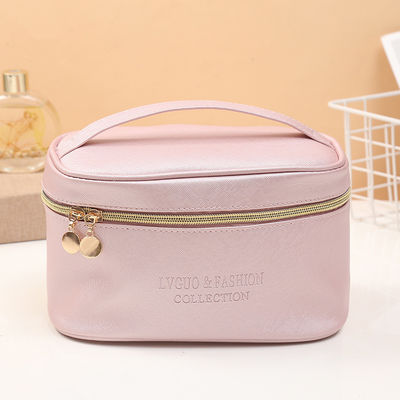 Saco de maquiagem personalizado mais recente estilo da moda impermeável PU Saco cosmético de viagem portátil
