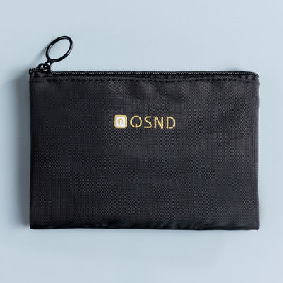 Bolsa de fecho de malha preta para transportar convenientemente artigos essenciais de escritório e viagem 3 Pacotes